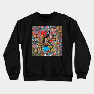 Galo de Barcelos, Portuguese folk art Crewneck Sweatshirt